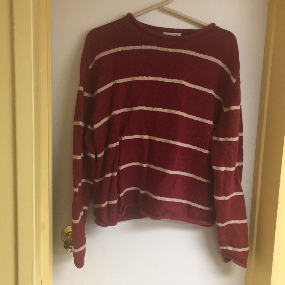 super cute christopher and banks cropped sweater
